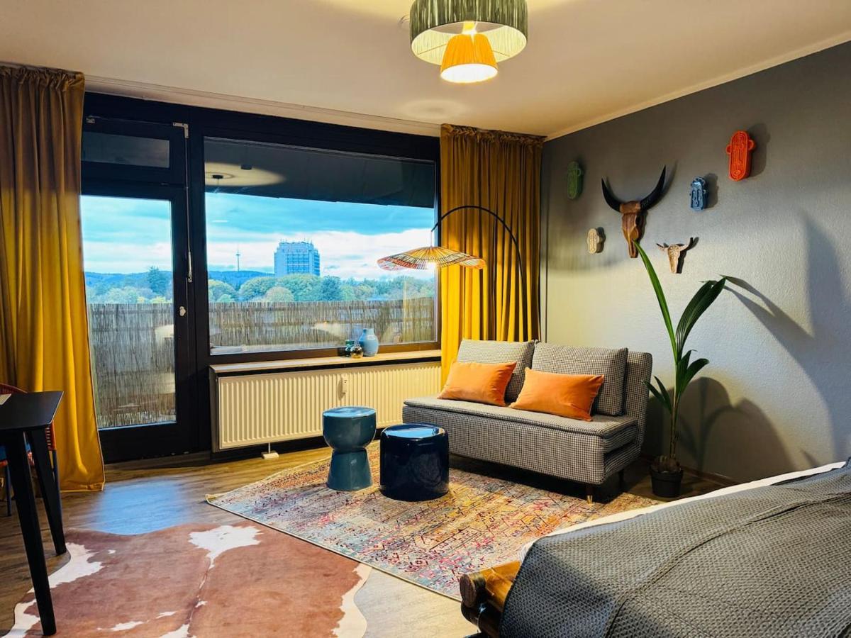 Klassen Stay - Design Studio In 11 Etage - Tolle Aussicht - Sauna, Pool - Netflix Лахщайн Екстериор снимка